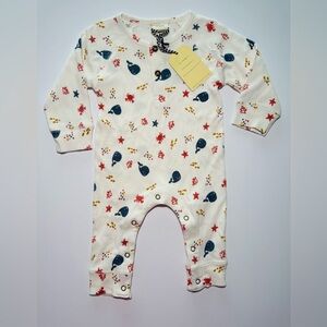 NWT Turtledove London Seaside Rib Playsuit Size 3-6M